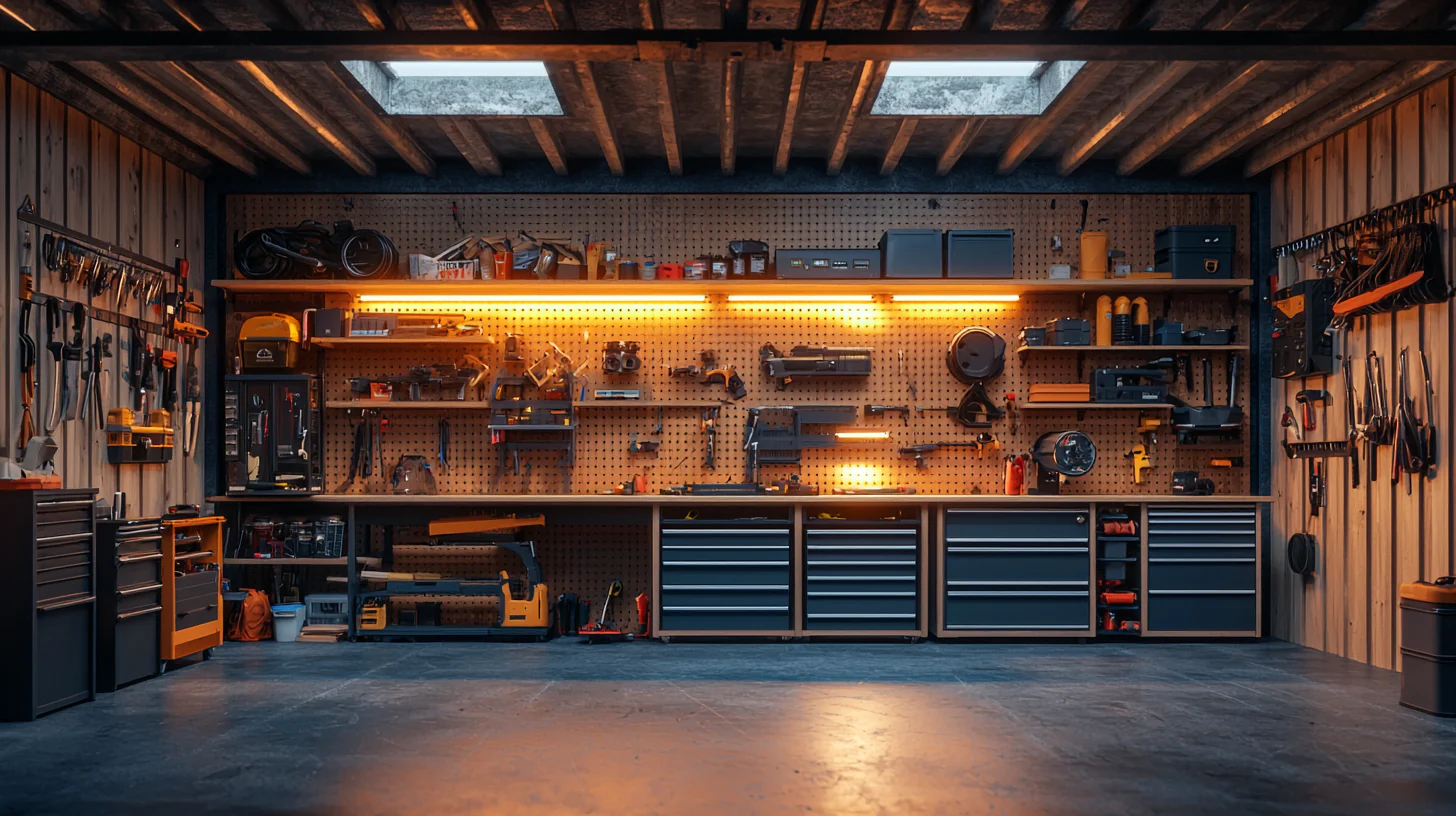 How to Create a Secret Workshop or Hobby Room in Your Garage Without Losing Parking Space