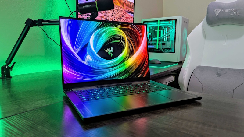 'Best Gaming Laptops 2026 - Premium Performance Options' "High-end gaming laptop with RGB lighting showing premium gaming performance for 2026"