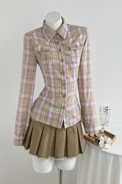 Model in futuristic streetwear walking with confidence, representing tech fashion trends