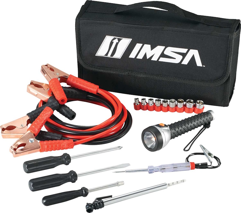 Quality vehicle tools including proper gauge jumper cables portable jump starter and extraction equipment for realistic roadside emergency repairs - InfoProds 2026