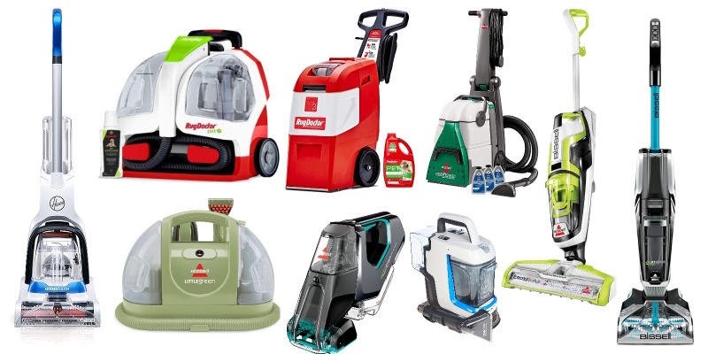 Collection of specialty cleaning gadgets including window cleaners electronic dusters and innovative tools