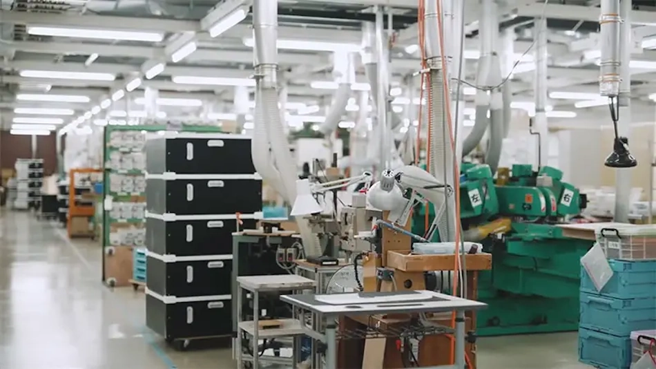 Professional Table Tennis Rubber Manufacturing Facility with Climate-Controlled Production Modern sports equipment manufacturing facility showing precision polymer mixing systems and temperature-controlled vulcanization presses producing professional-grade table tennis rubber with quality control protocols ensuring consistent performance characteristics - InfoProds Equipment Manufacturing Technology 2026