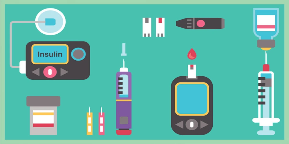 Diabetes Technology Research Laboratory Development Advanced biomedical research laboratory with scientists developing next-generation non-invasive glucose monitoring technologies using optical sensors, machine learning algorithms, and innovative biocompatible materials for diabetes management 2026 - InfoProds