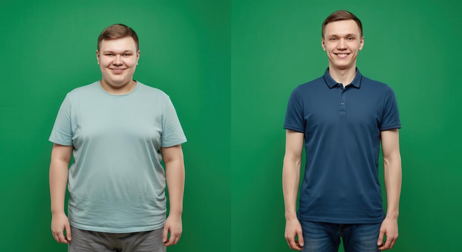 Person celebrating healthy lifestyle transformation achievement Successful individual celebrating sustainable weight loss transformation and improved health markers achieved through consistent implementation of evidence-based nutrition strategies and lifestyle modifications - InfoProds 2026