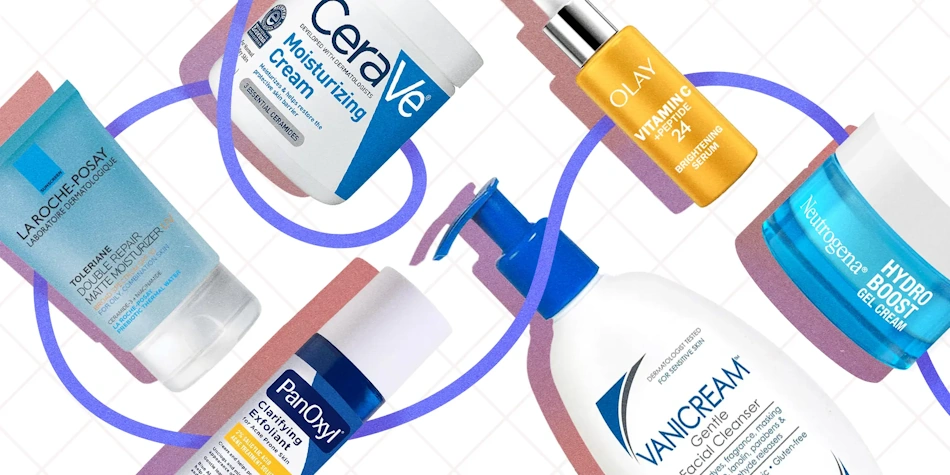 Budget Affordable Drugstore Skincare Products Effective Alternatives Budget-friendly affordable drugstore skincare products including ceramide cream petroleum jelly and gentle cleanser for effective winter protection - InfoProds recommendations 2026