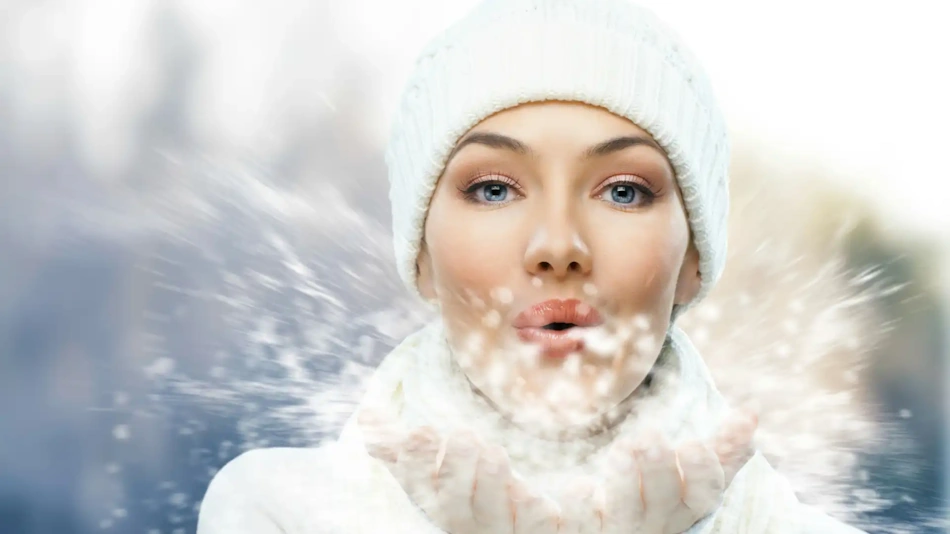 Healthy Glowing Winter Skin After Proper Skincare Routine Woman with healthy glowing radiant skin in winter after following dermatologist-approved affordable skincare routine - InfoProds success results 2026