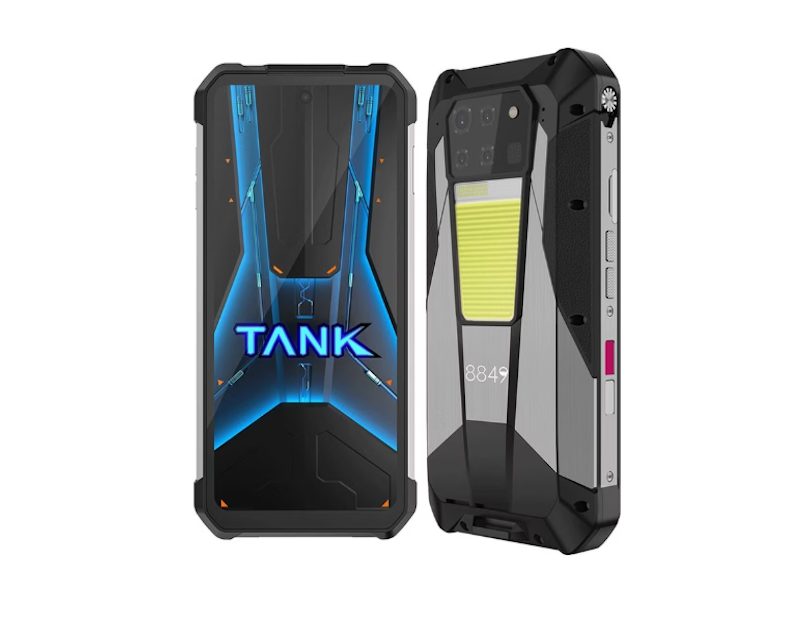 Unihertz Tank 4 featuring premium 2.6K AMOLED display with 120Hz refresh rate in rugged design